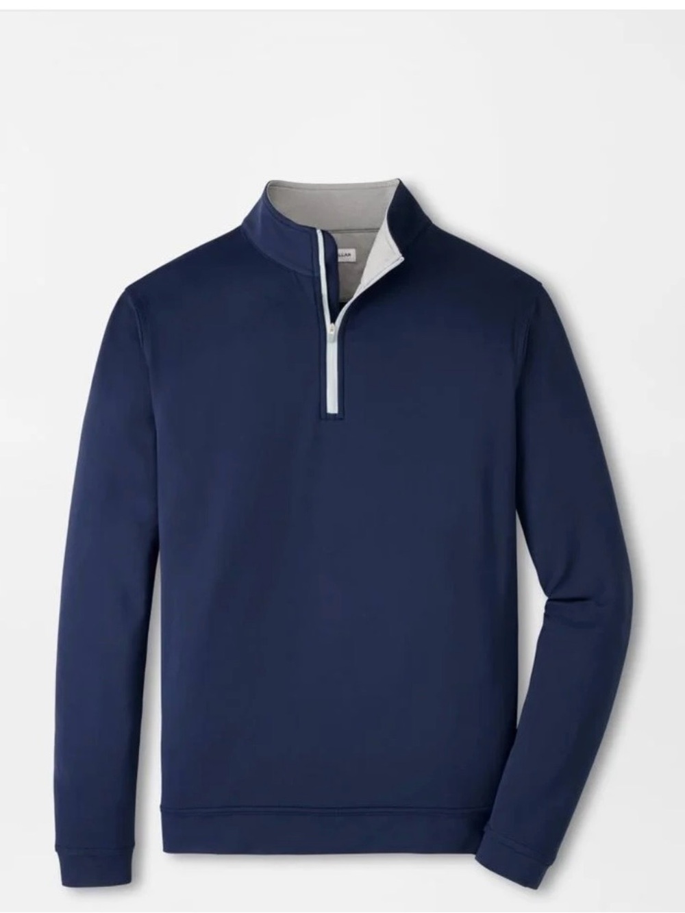 Peter Millar Crown Sport Perth Navy Quarter Zip Performance Pullover UPF 50+  L